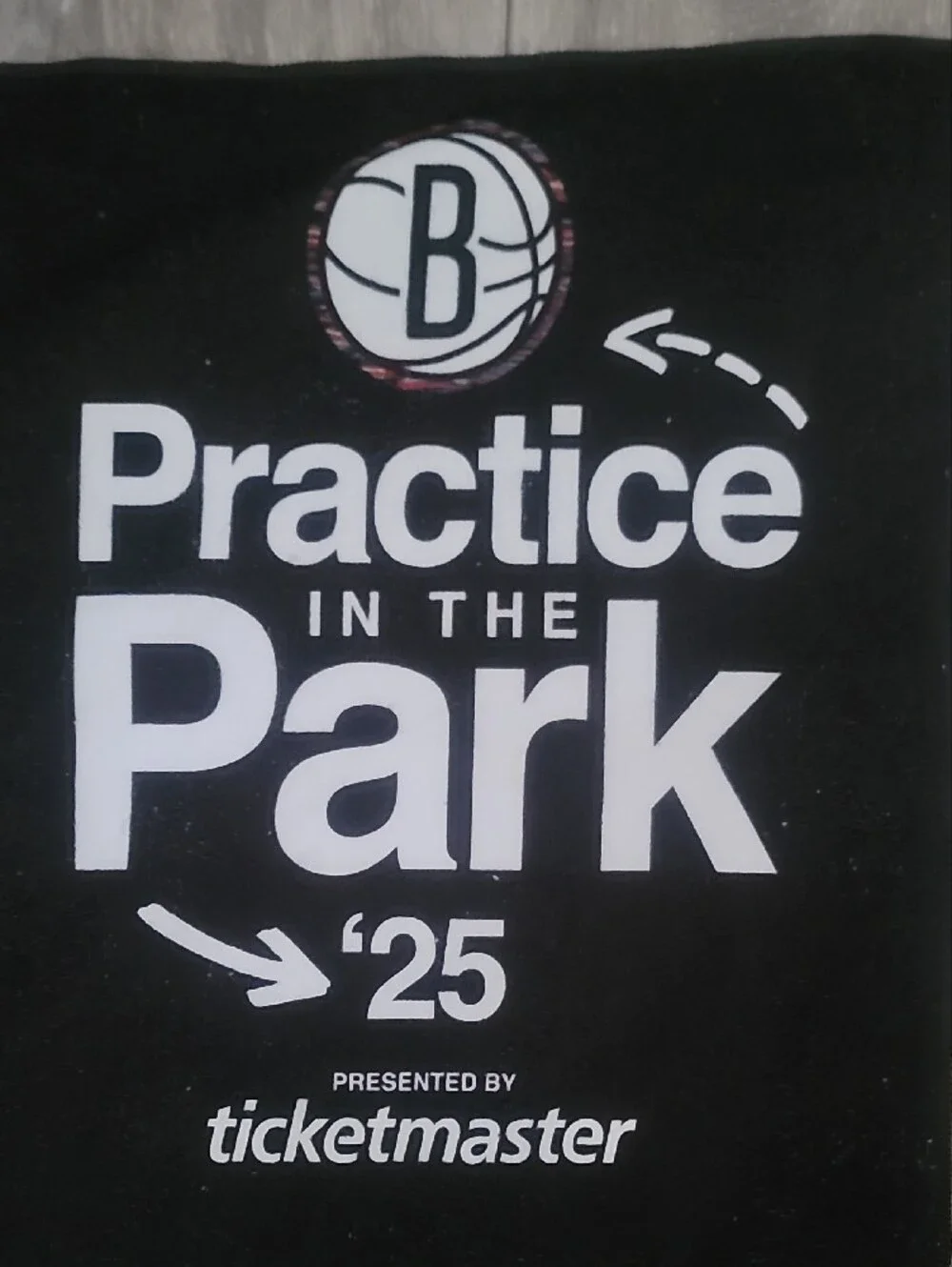 Practice in the Park Promotional Wash Cloth - Black